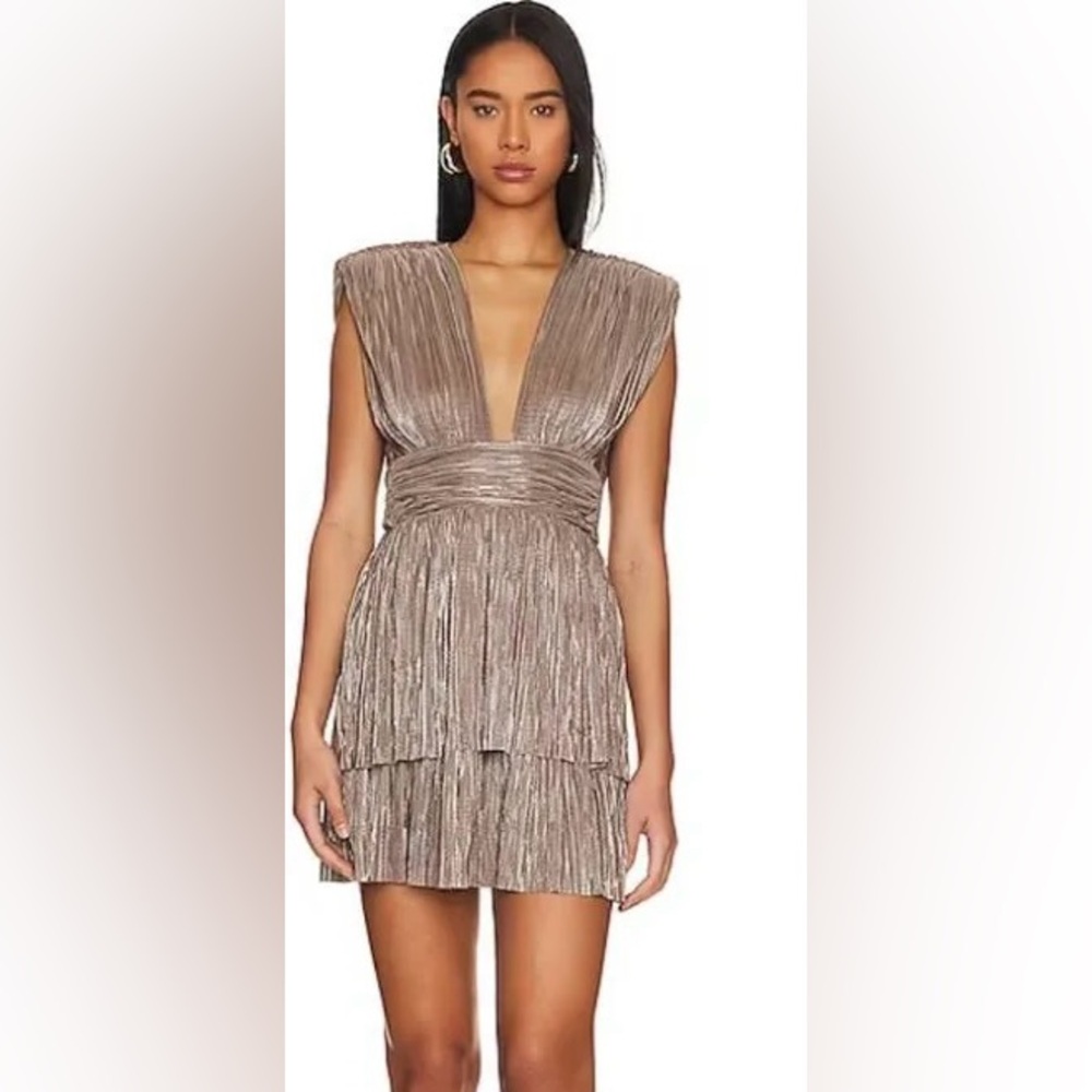 Sabina Musayev Aviana Mocha Mini Dress Size 4